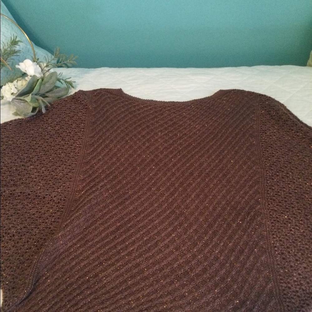 Bisou Bisou Retro Poncho Top - Picture 2 of 10